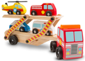 Wooden Emergency Vehicle Carrier Truck