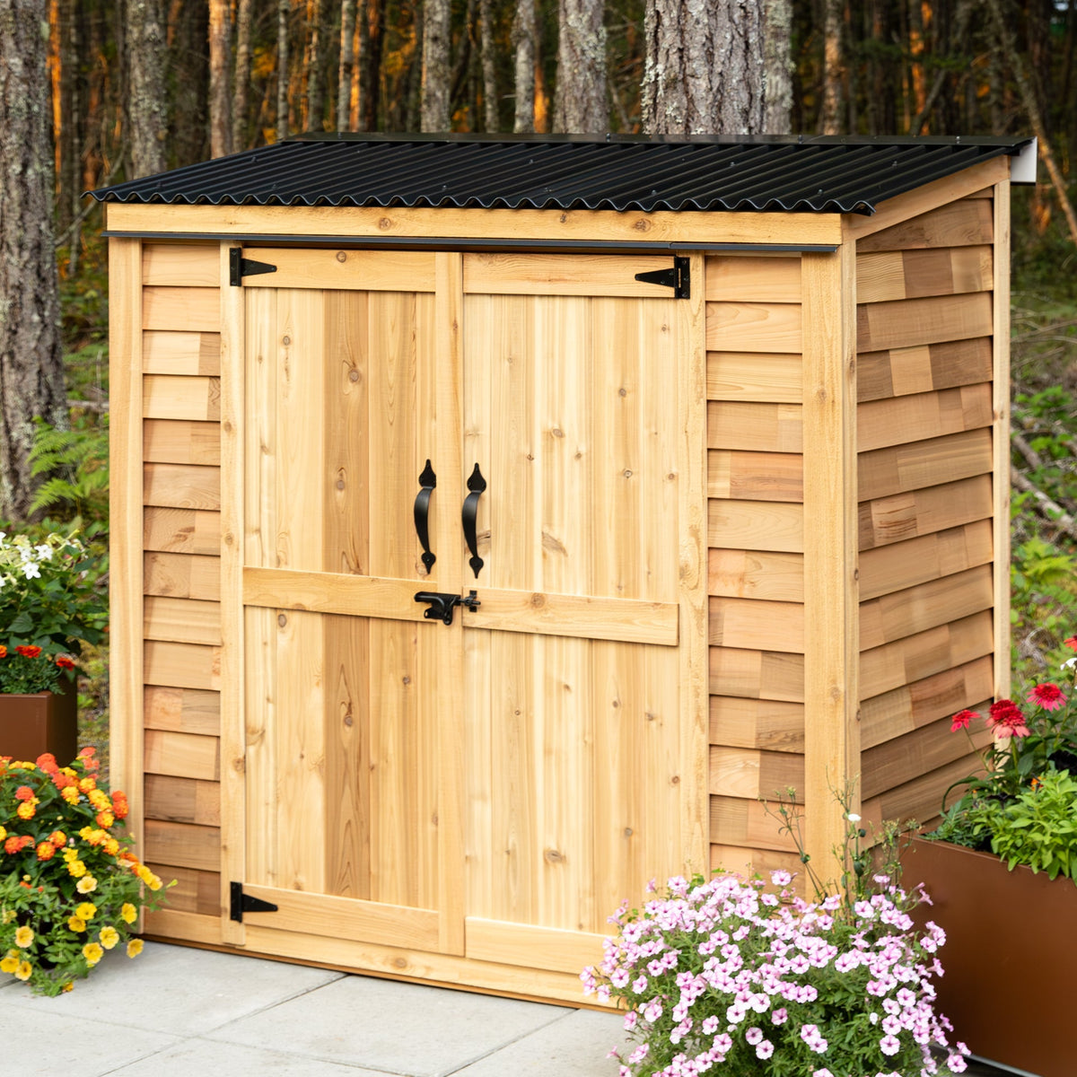 6′ x 3′ Patio Garden Shed