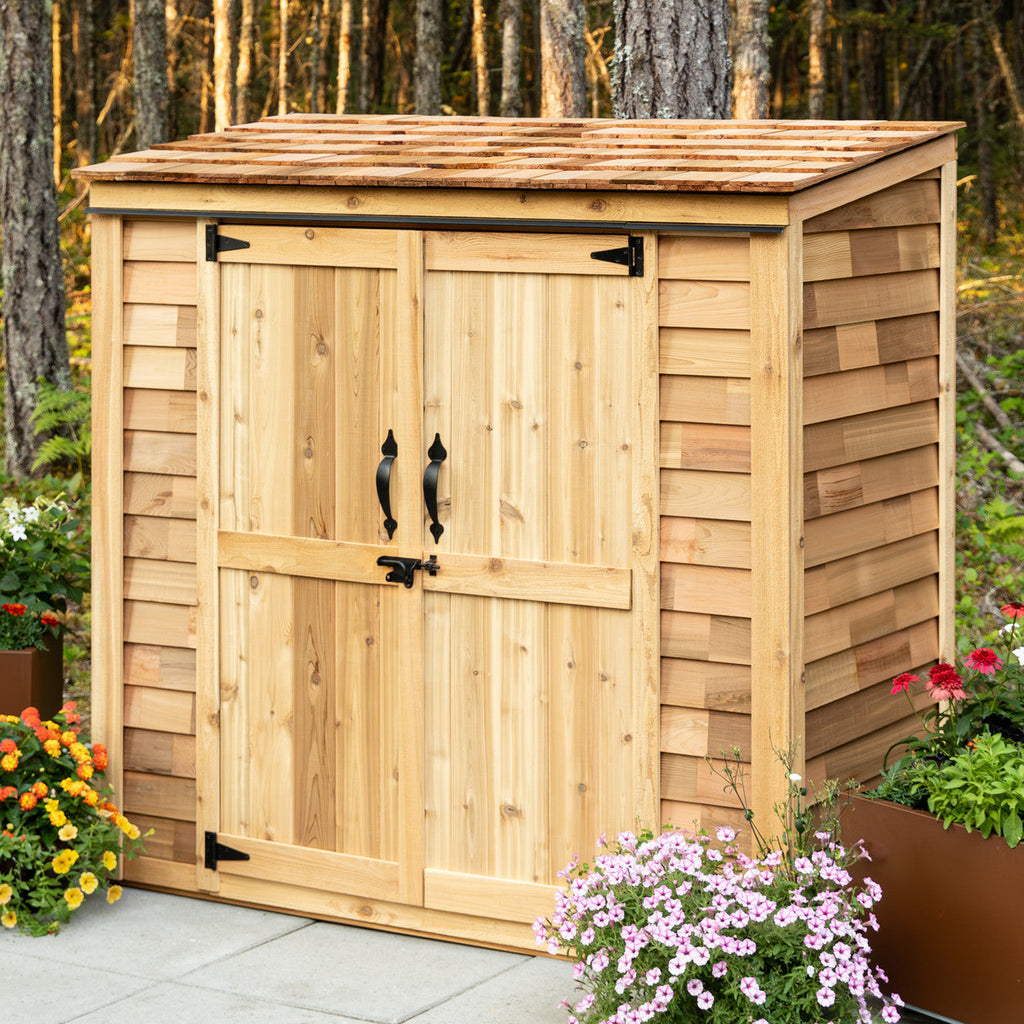 6′ x 3′ Patio Garden Shed