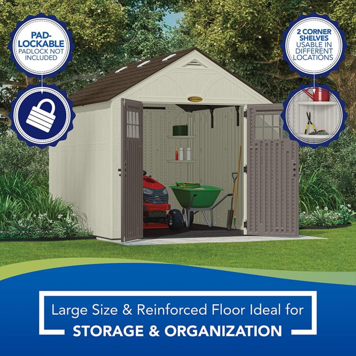 Suncast BMS8100 8' x 10' Tremont Storage Shed