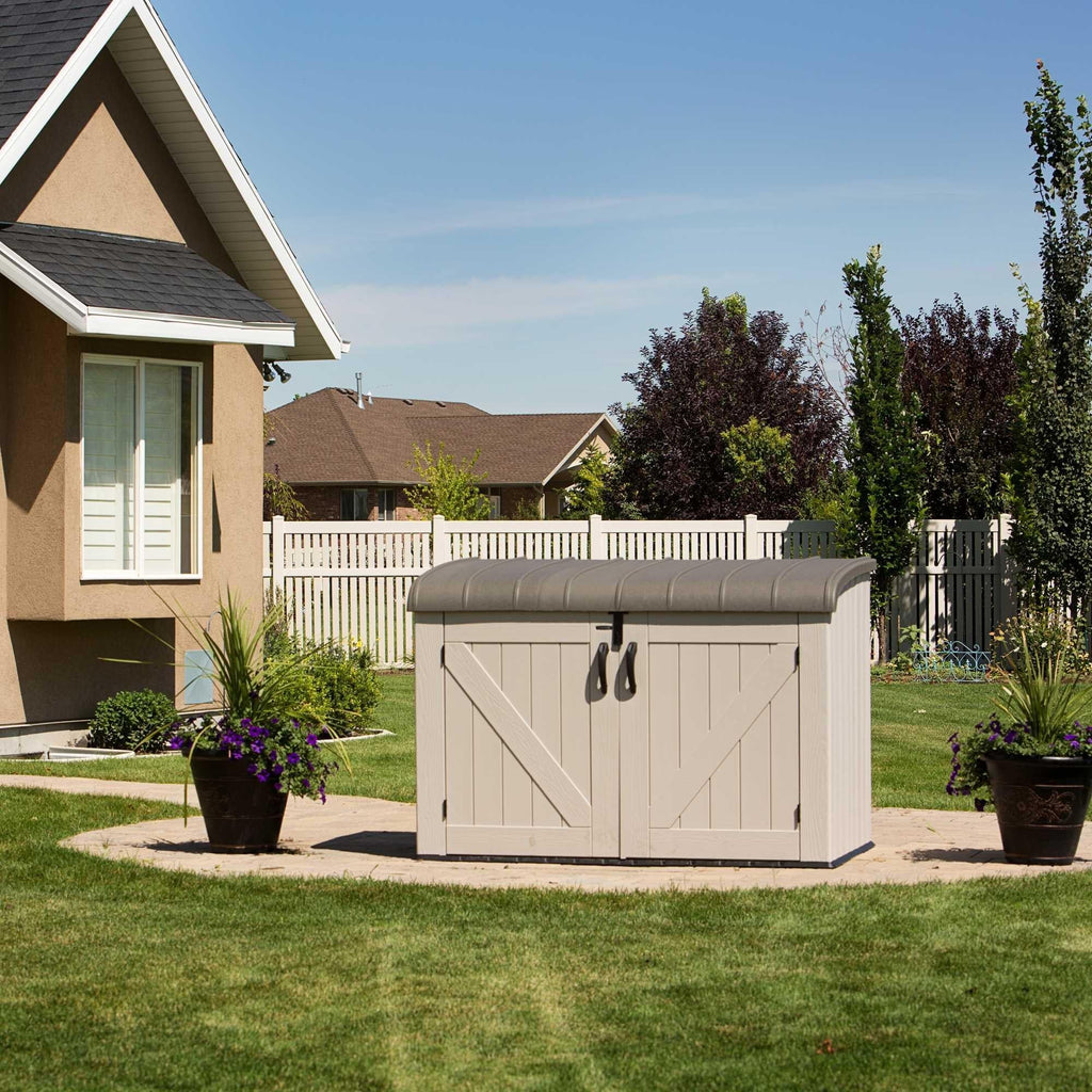 Lifetime Horizontal Storage Shed (75 Cubic Feet) – 60170