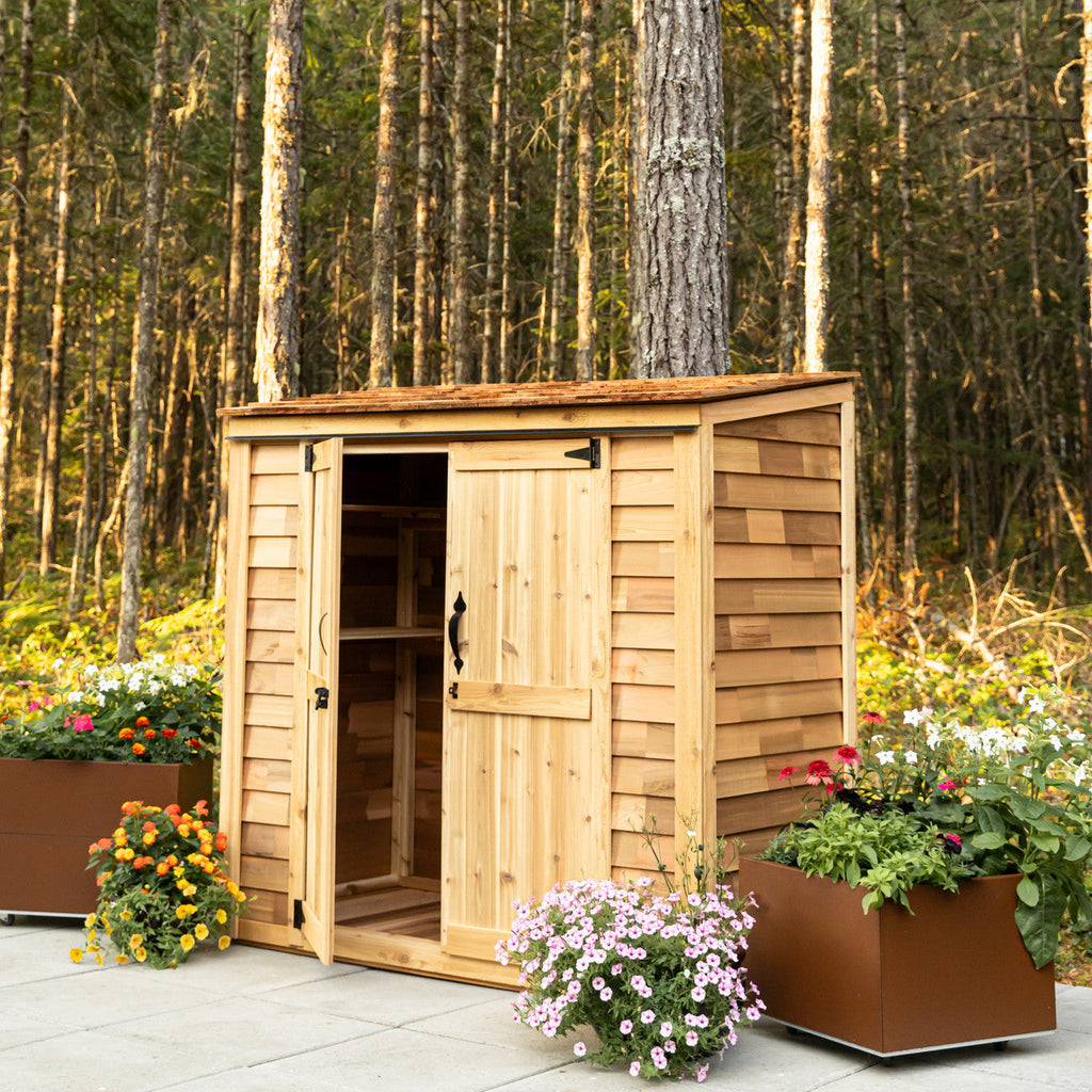 6′ x 3′ Patio Garden Shed