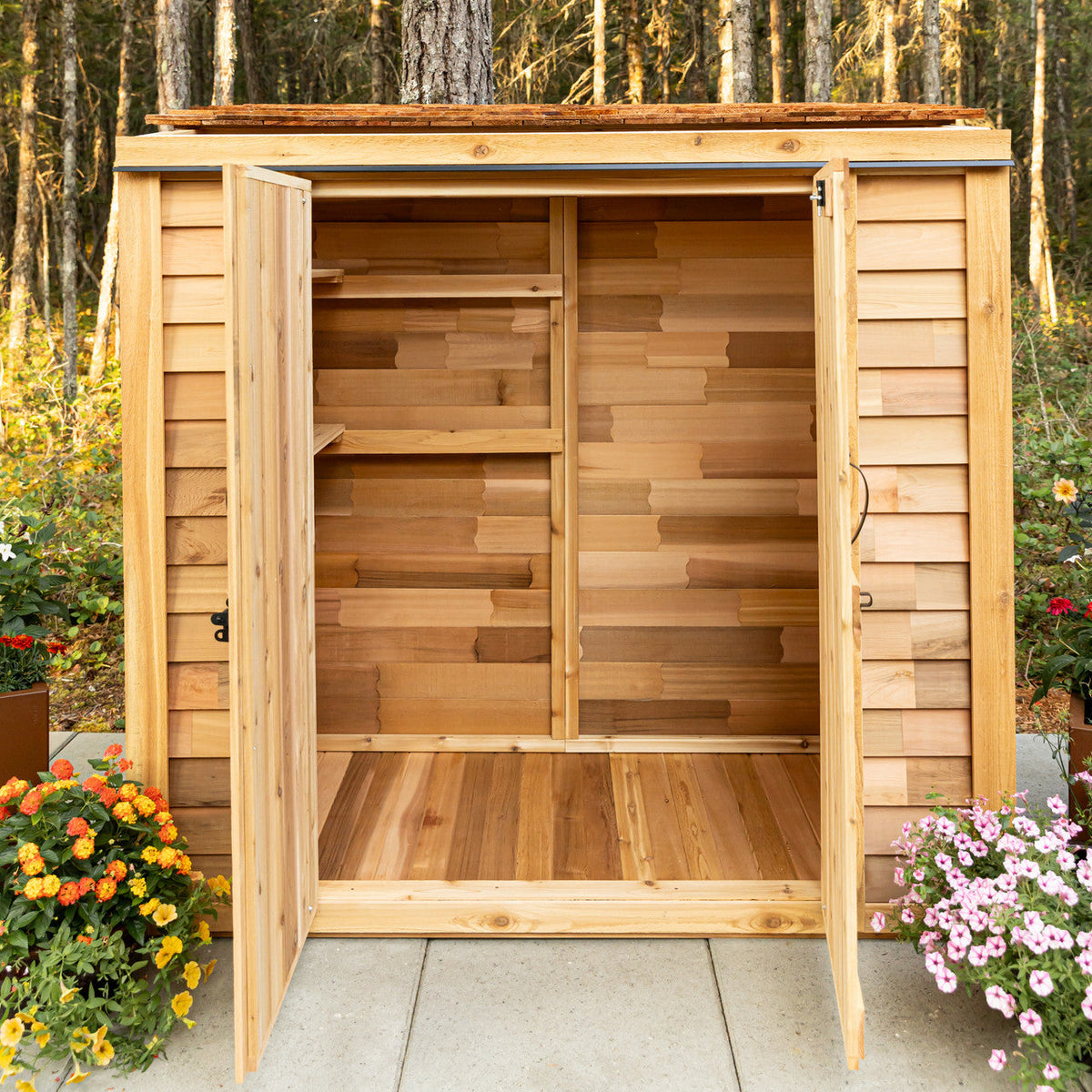 6′ x 3′ Patio Garden Shed
