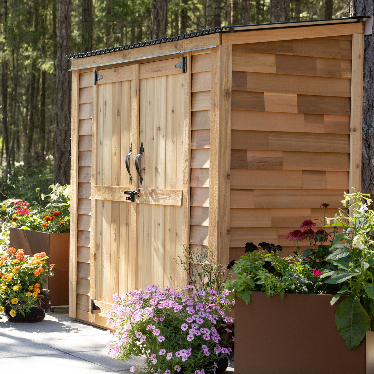 6′ x 3′ Patio Garden Shed