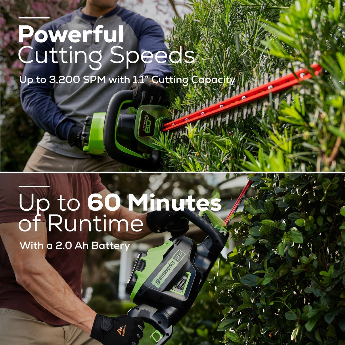 60V 25″ Dual Blade Self-Propelled Mower 5-pc Combo Kit, (3) 4.0 Ah Batteries, (1) Single Port Chargers and (1) Dual-Port Charger