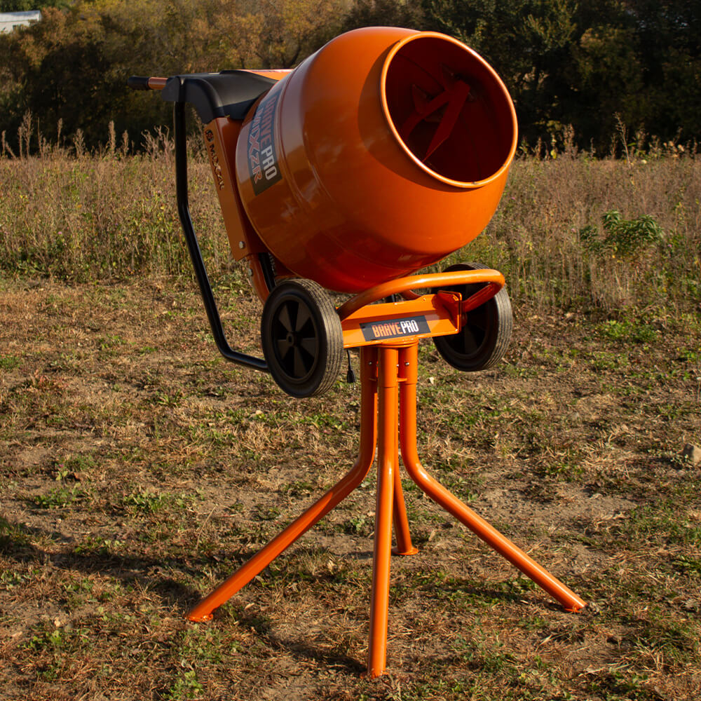 Brave GPE211005 MIXZR 5-Cu. Ft. Direct Drive Cement Mixer Includes Stand