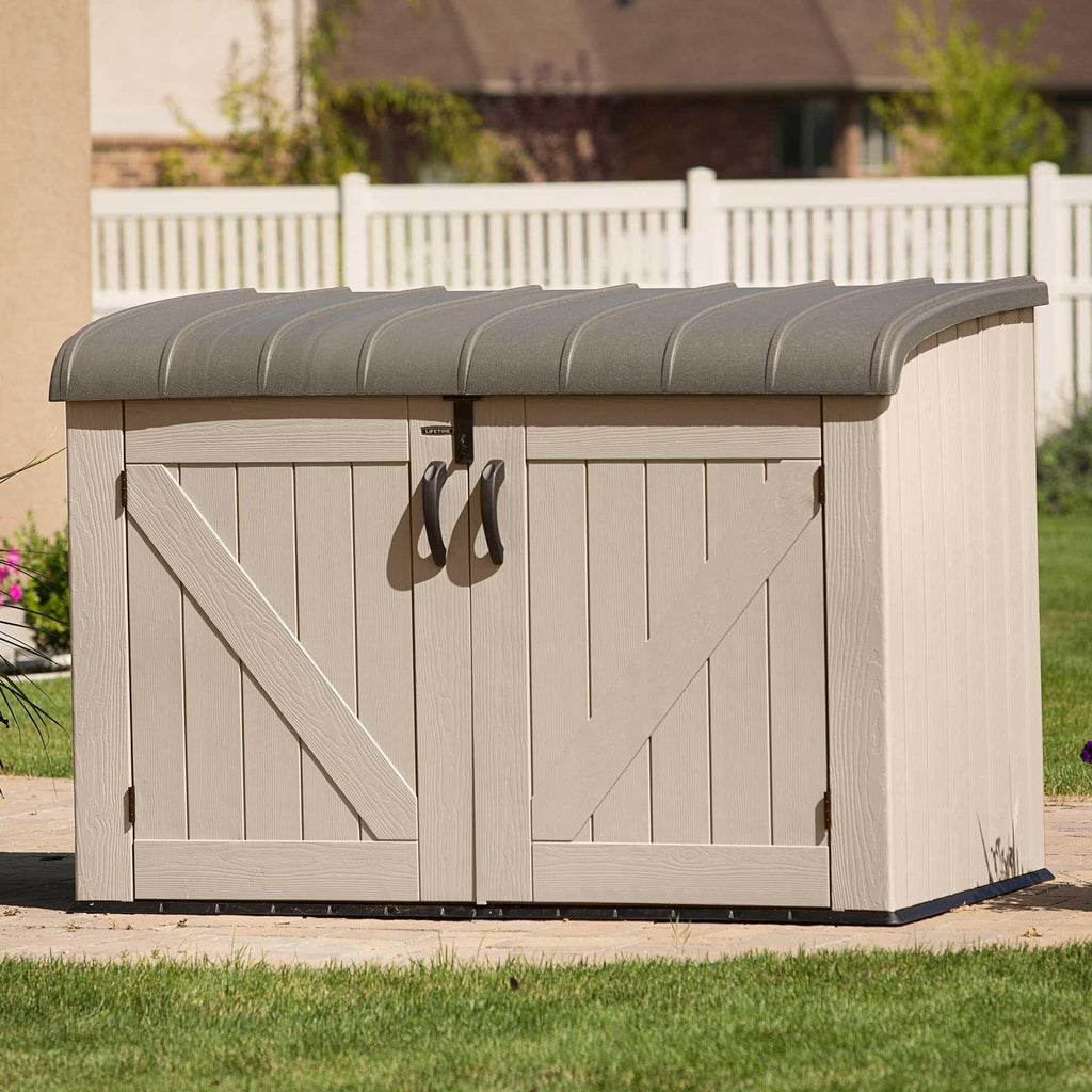 Lifetime Horizontal Storage Shed (75 Cubic Feet) – 60170