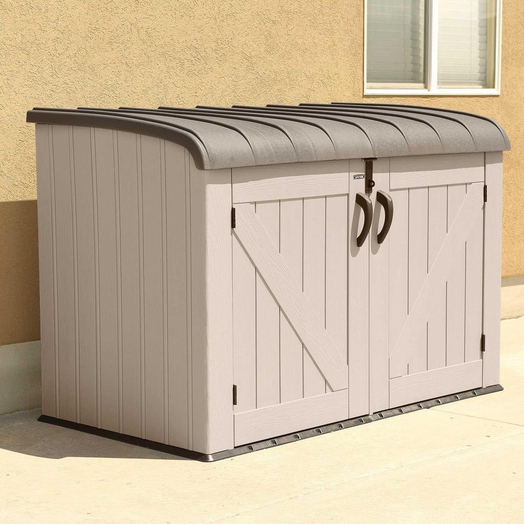 Lifetime Horizontal Storage Shed (75 Cubic Feet) – 60170