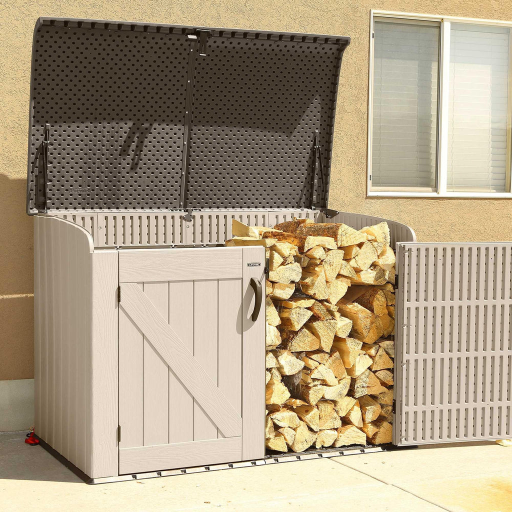 Lifetime Horizontal Storage Shed (75 Cubic Feet) – 60170