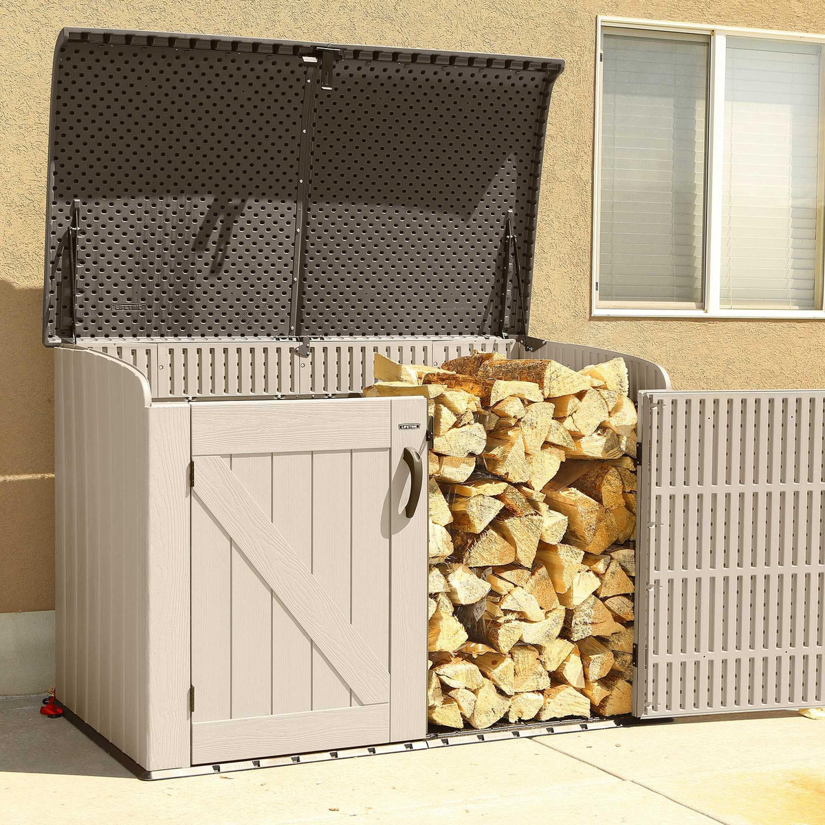 Lifetime Horizontal Storage Shed (75 Cubic Feet) – 60170