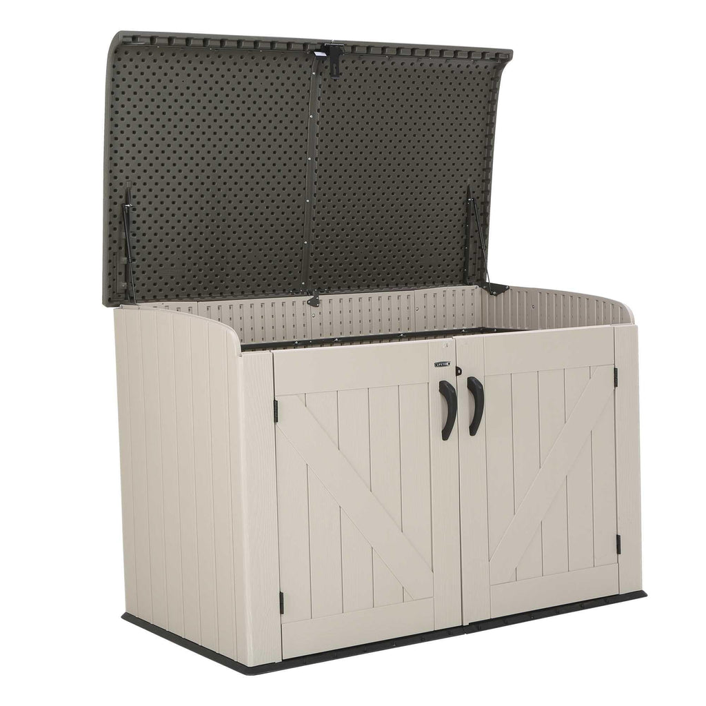 Lifetime Horizontal Storage Shed (75 Cubic Feet) – 60170