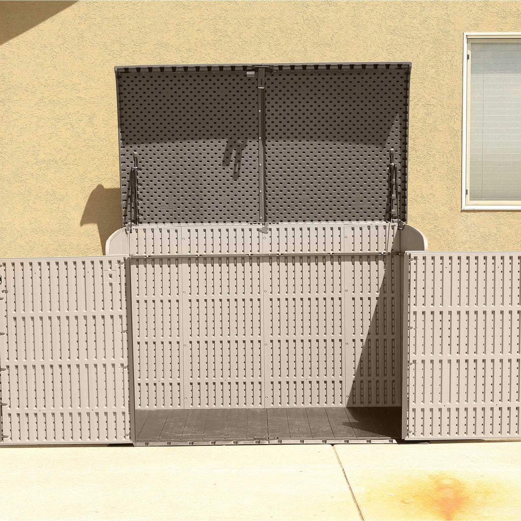 Lifetime Horizontal Storage Shed (75 Cubic Feet) – 60170