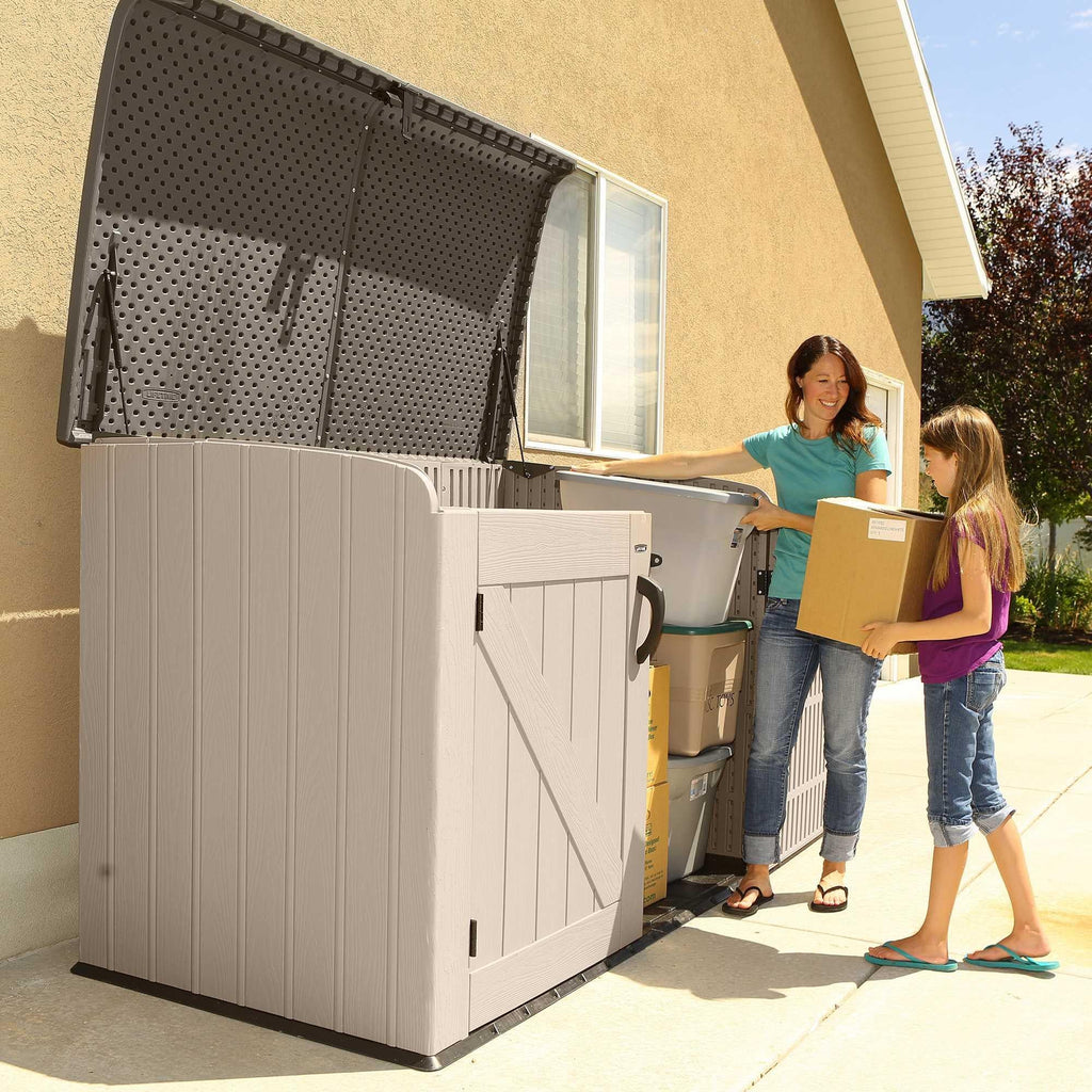 Lifetime Horizontal Storage Shed (75 Cubic Feet) – 60170
