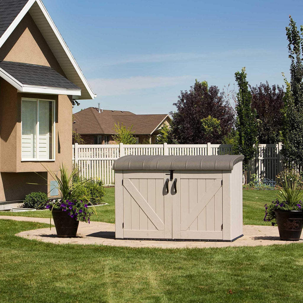 Lifetime Horizontal Storage Shed (75 Cubic Feet) – 60170
