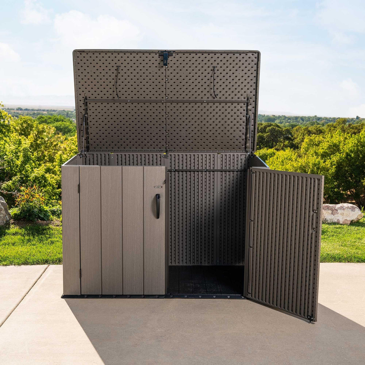 Lifetime Horizontal Storage Shed (75 Cubic Feet) – 60341