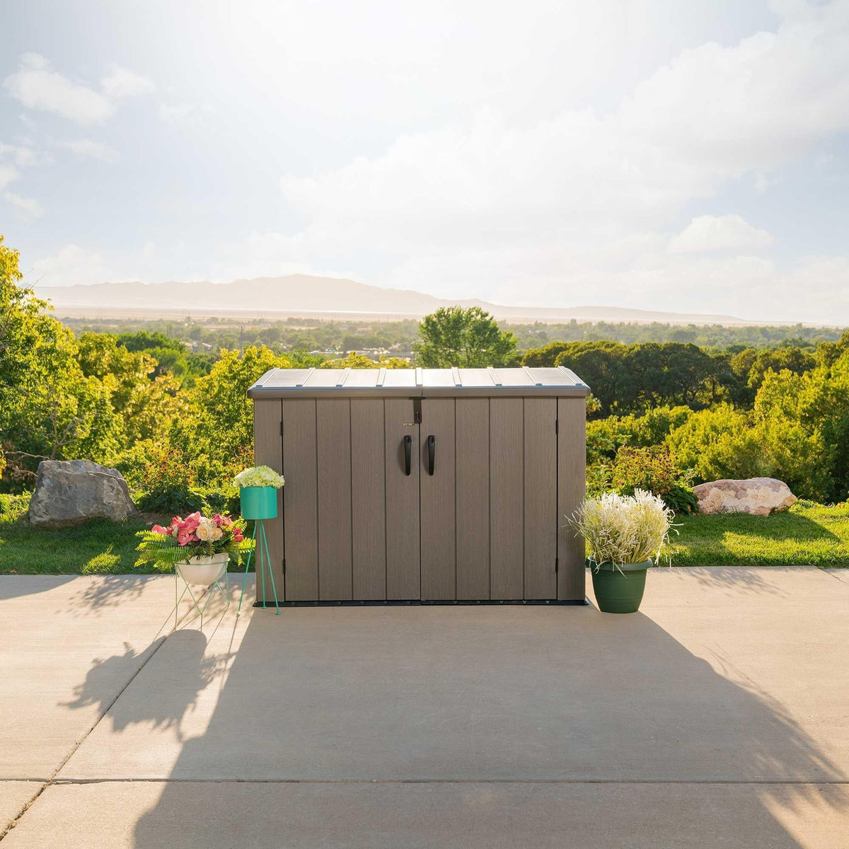 Lifetime Horizontal Storage Shed (75 Cubic Feet) – 60341