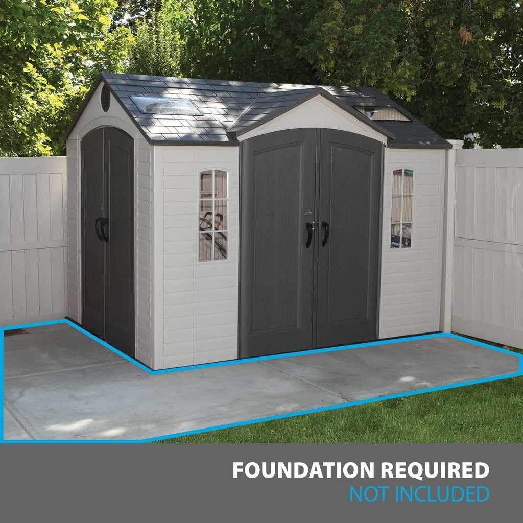 Lifetime 10 Ft. X 8 Ft. Outdoor Storage Shed – 60001