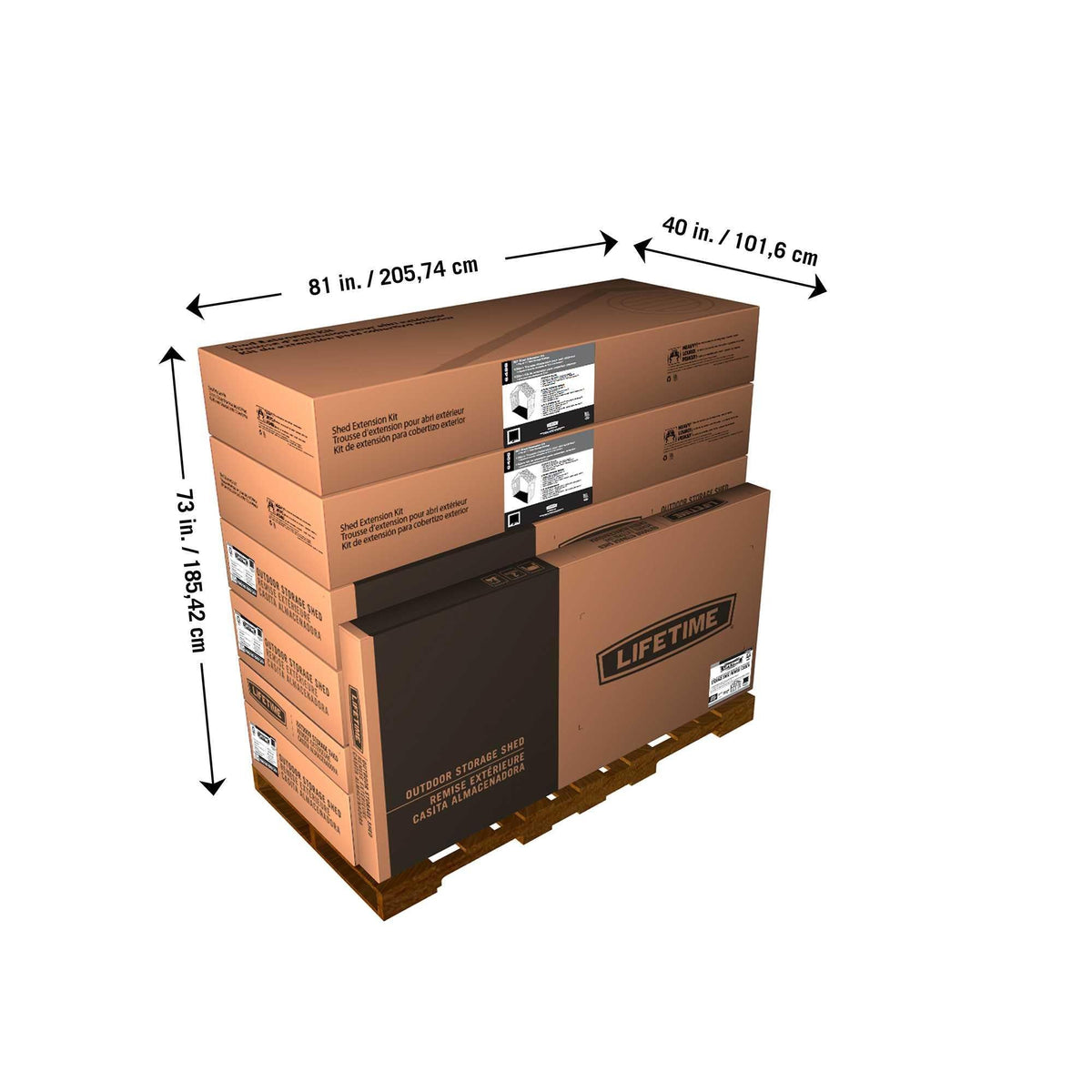 Lifetime 11 Ft. X 21 Ft. Outdoor Storage Shed – 60237