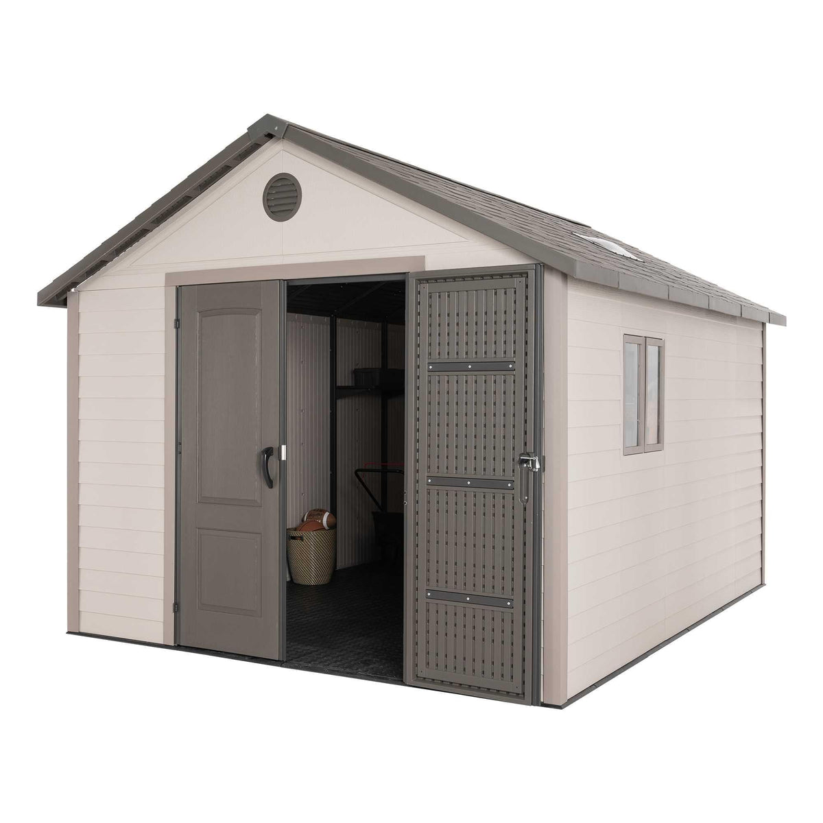 Lifetime 11 Ft. X 13.5 Ft. Outdoor Storage Shed – 6415