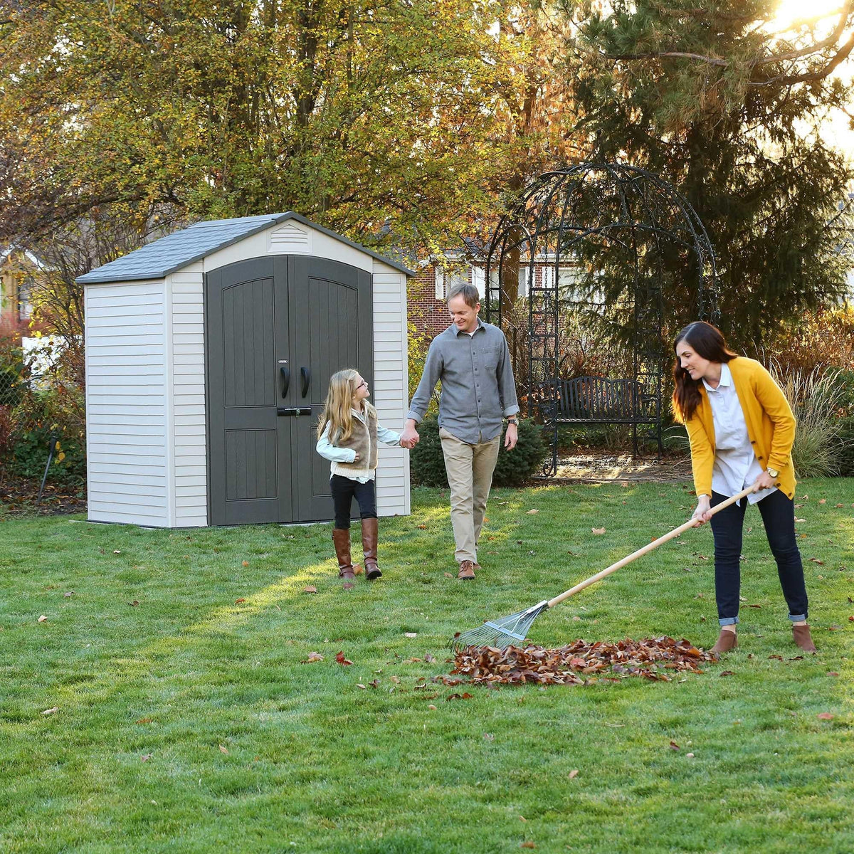 Lifetime 7 Ft. X 4.5 Ft. Outdoor Storage Shed – 60057