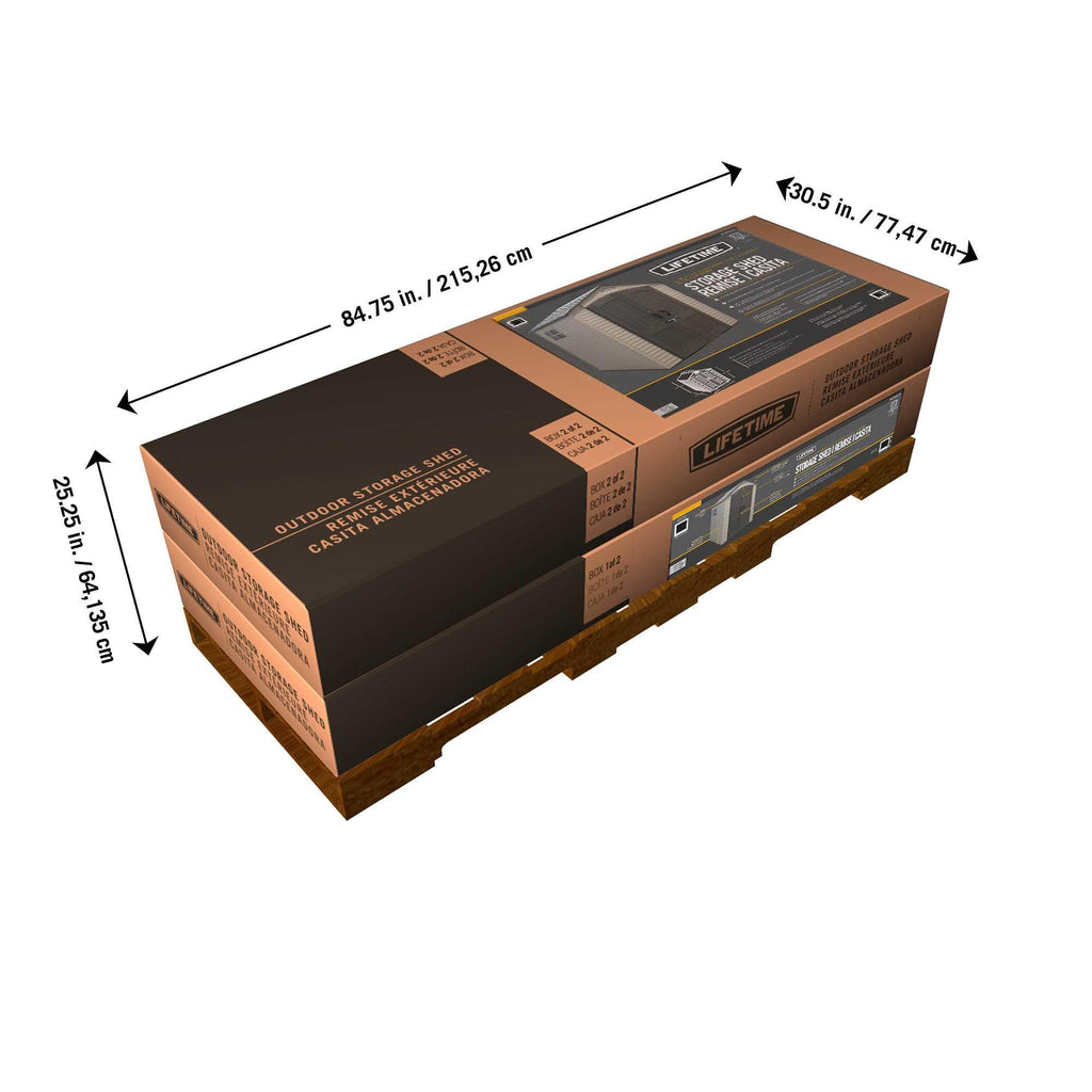 Lifetime 7 x 7 ft Outdoor Storage Shed – 60042