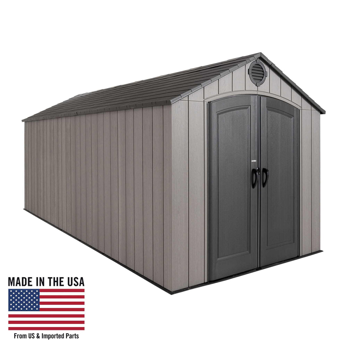 Lifetime 8 x 17.5 ft Outdoor Storage Shed – 60352