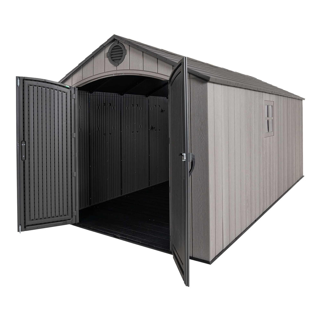 Lifetime 8 x 17.5 ft Outdoor Storage Shed – 60352