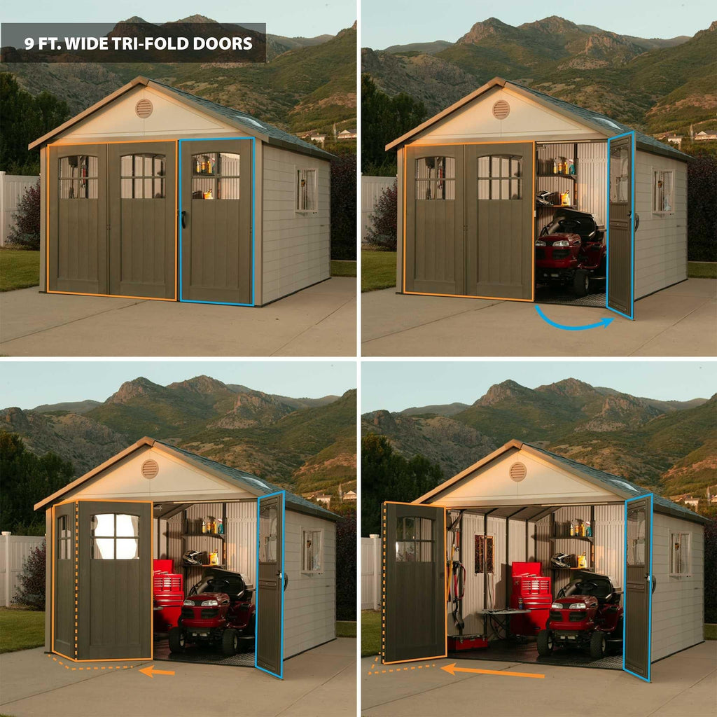 Lifetime 11 Ft. X 11 Ft. Outdoor Storage Shed – 60187