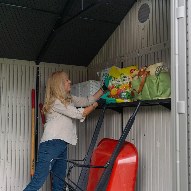 Lifetime 10 ft x 8 ft Outdoor Storage Shed – 60393