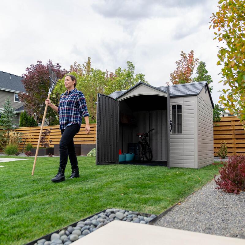 Lifetime 10 ft x 8 ft Outdoor Storage Shed – 60393