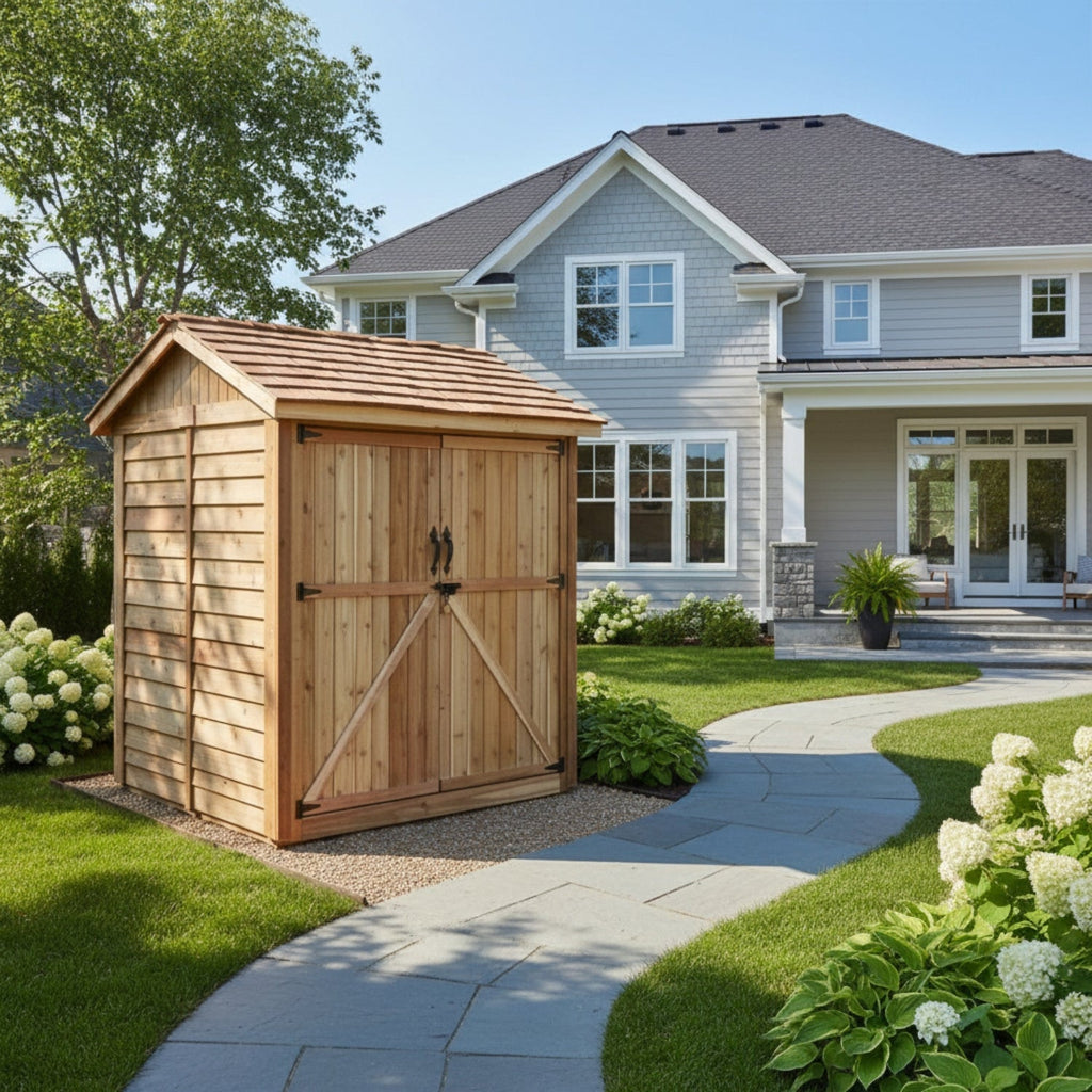 6′ x 6′ Maximizer Cedar Storage Shed