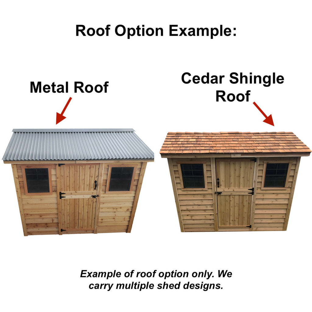 6′ x 6′ Maximizer Cedar Storage Shed