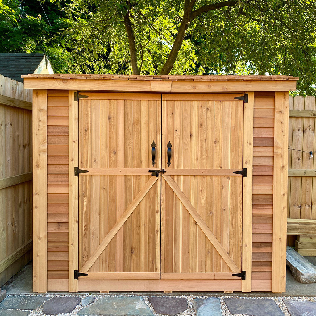 8′ x 4′ SpaceSaver Storage Shed – Double Doors