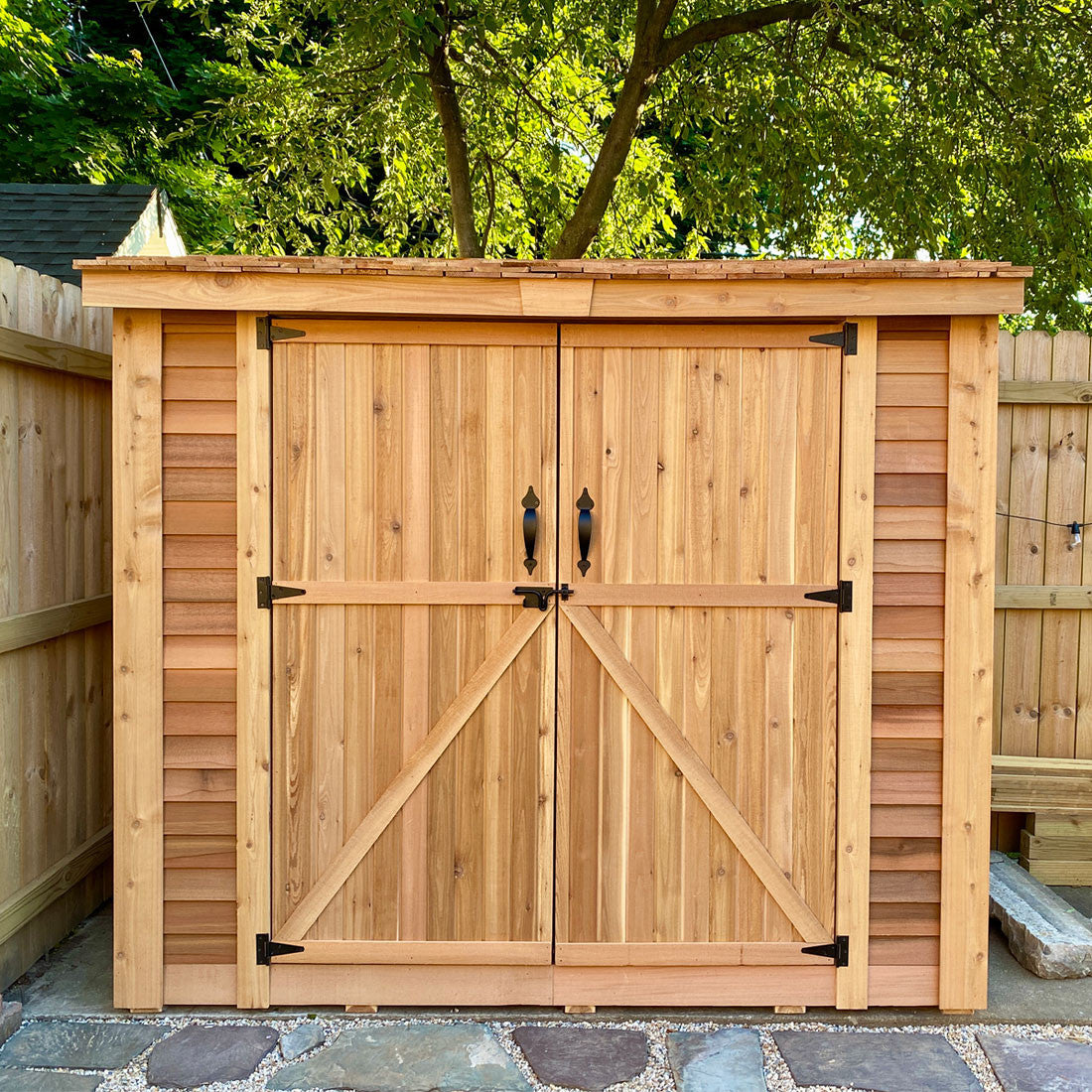 8′ x 4′ SpaceSaver Storage Shed – Double Doors