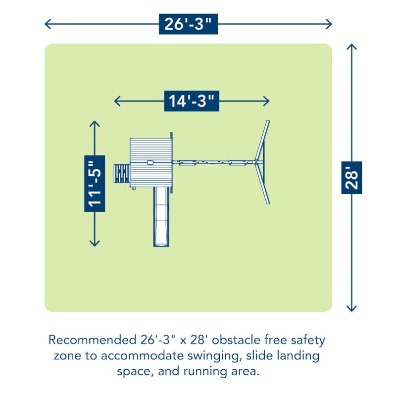 McKinley Swing Set – Installation Available