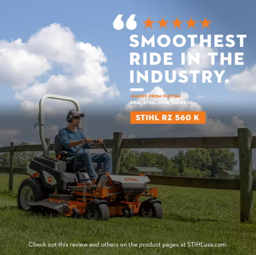 STIHL® RZ 560 K – 60″ DECK ZERO-TURN LAWN MOWER