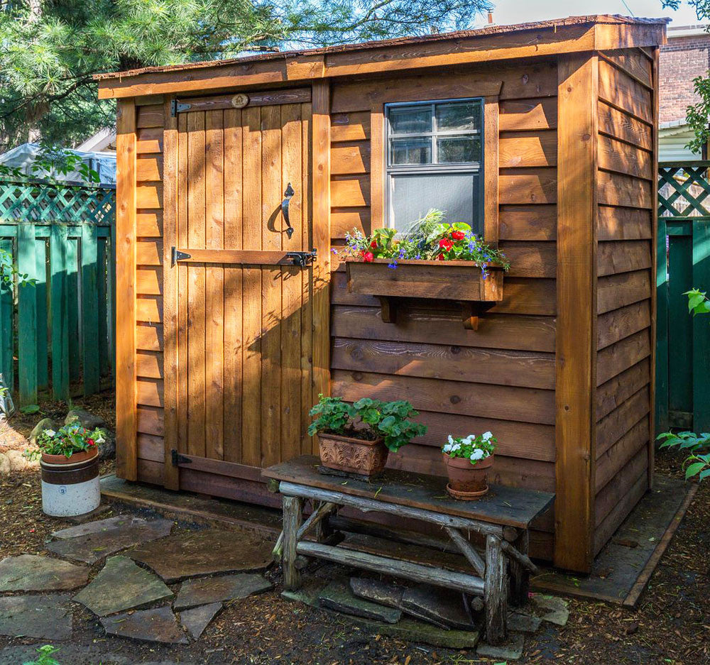 8′ x 4′ SpaceSaver Storage Shed – Single Door