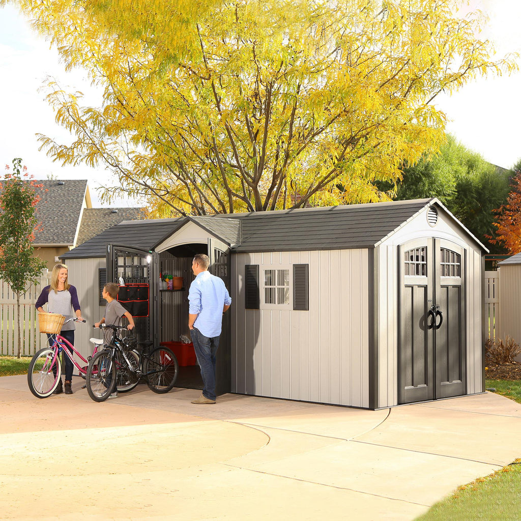 Lifetime 20 Ft. x 8 Ft. Outdoor Storage Shed – 60127