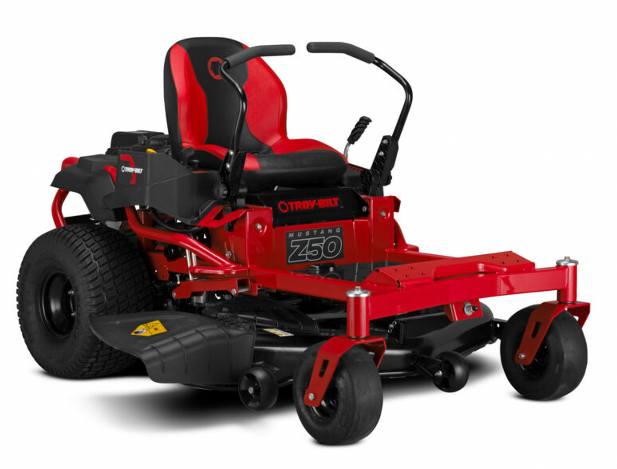 Troy Bilt Mustang Z50 | 50 in Zero-Turn Mower| 24 HP | 747cc KOHLER Twin-Cylinder Engine | Dual Hydrostatic Transmissions | 50″ Twin Blades
