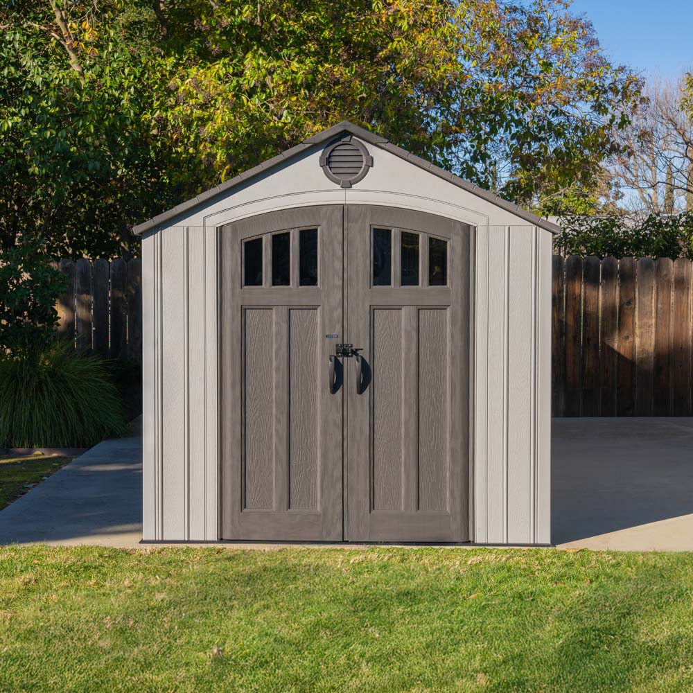 Lifetime 8 ft x 20 ft Outdoor Storage Shed – 60470