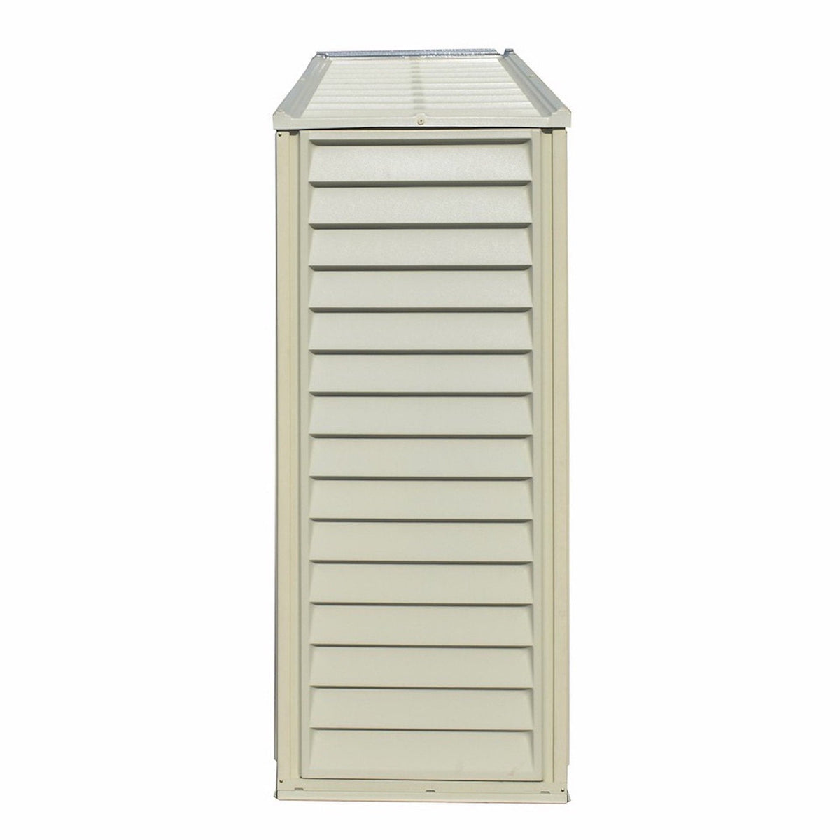 DuraMax 10.5ft x 2.75ft SidePro Vinyl Shed with Foundation Kit