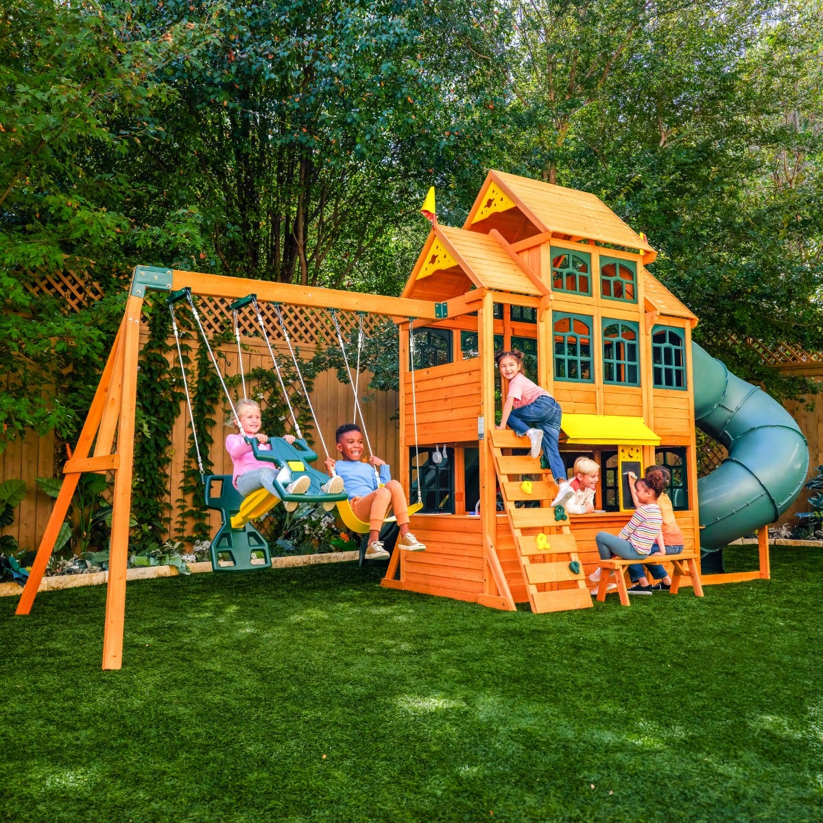 Falcon Ridge Swing Set – Installation Available