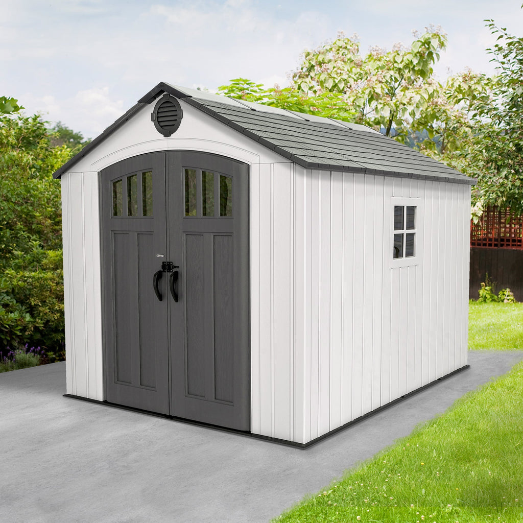 Lifetime 8 Ft. X 10 Ft. Outdoor Storage Shed – 60469