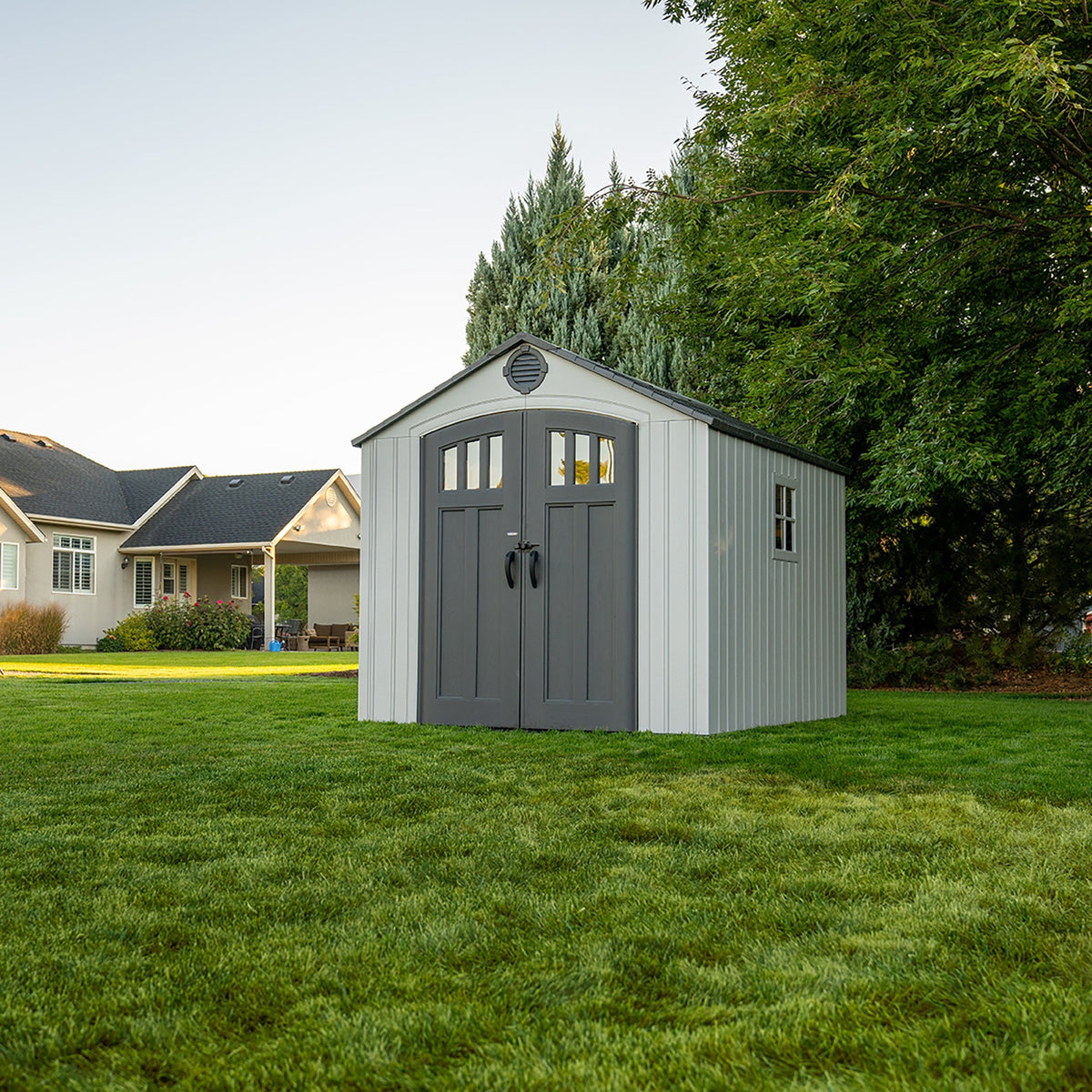Lifetime 8 Ft. X 10 Ft. Outdoor Storage Shed – 60469