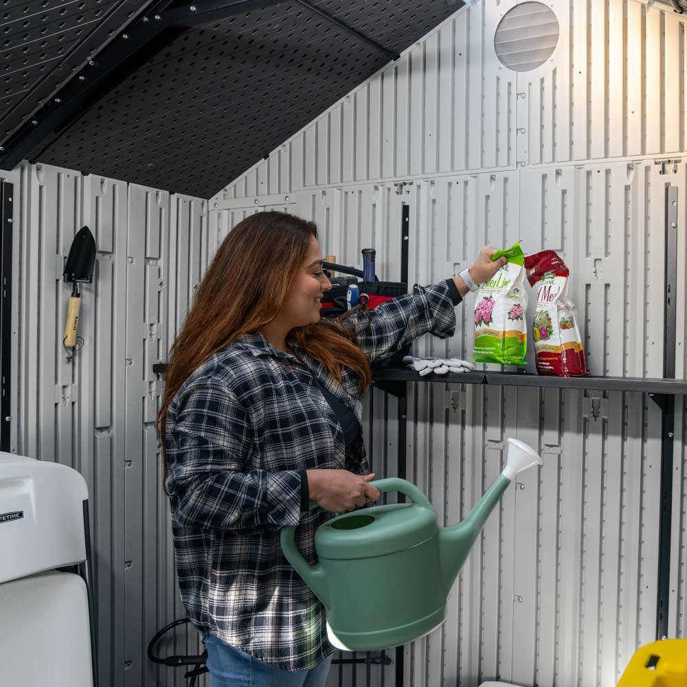 Lifetime 8 ft x 20 ft Outdoor Storage Shed – 60470