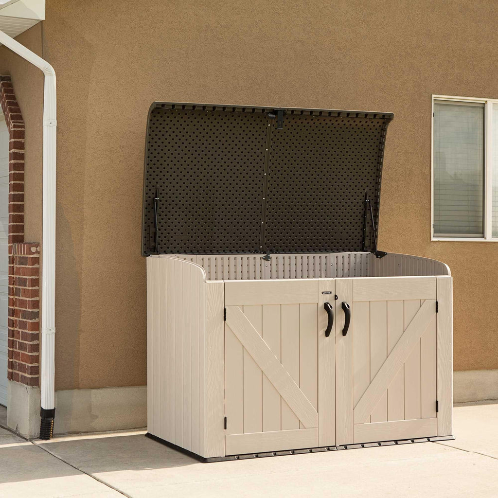 Lifetime Horizontal Storage Shed (75 Cubic Feet) – 60170