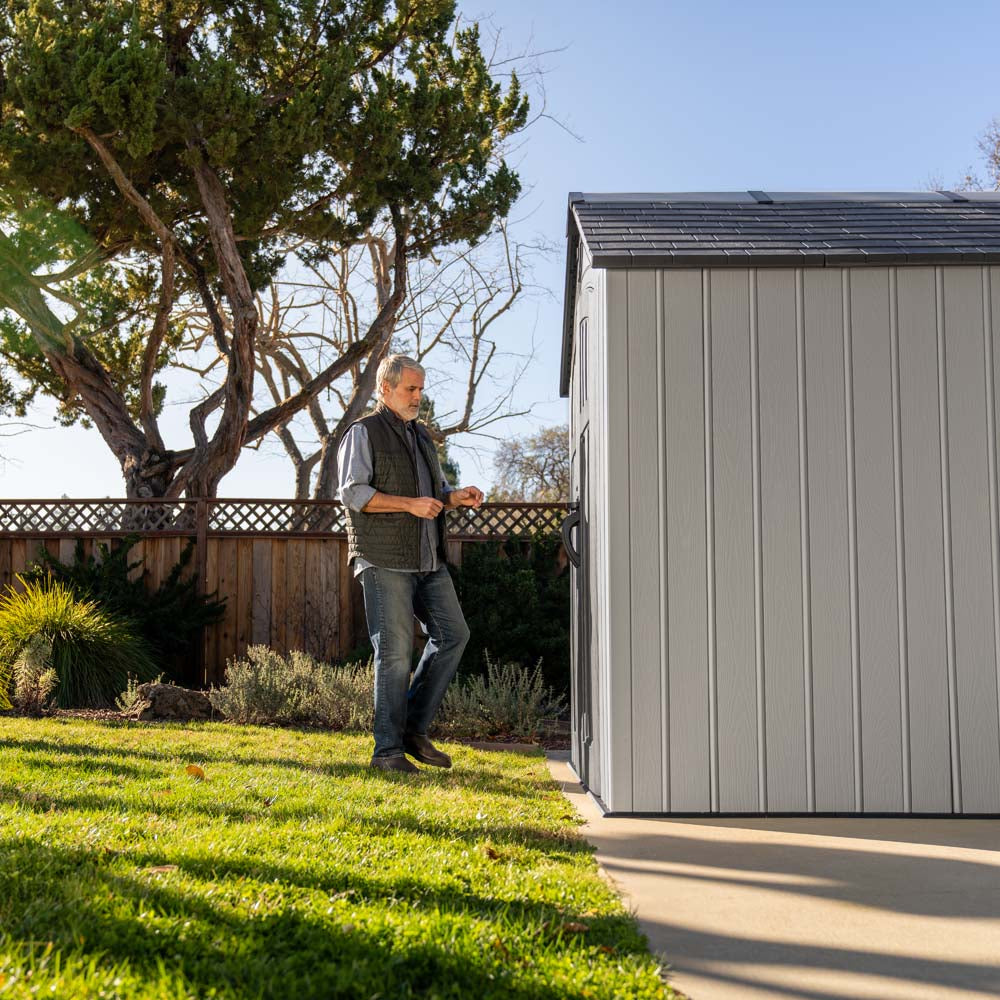Lifetime 8 ft x 20 ft Outdoor Storage Shed – 60470