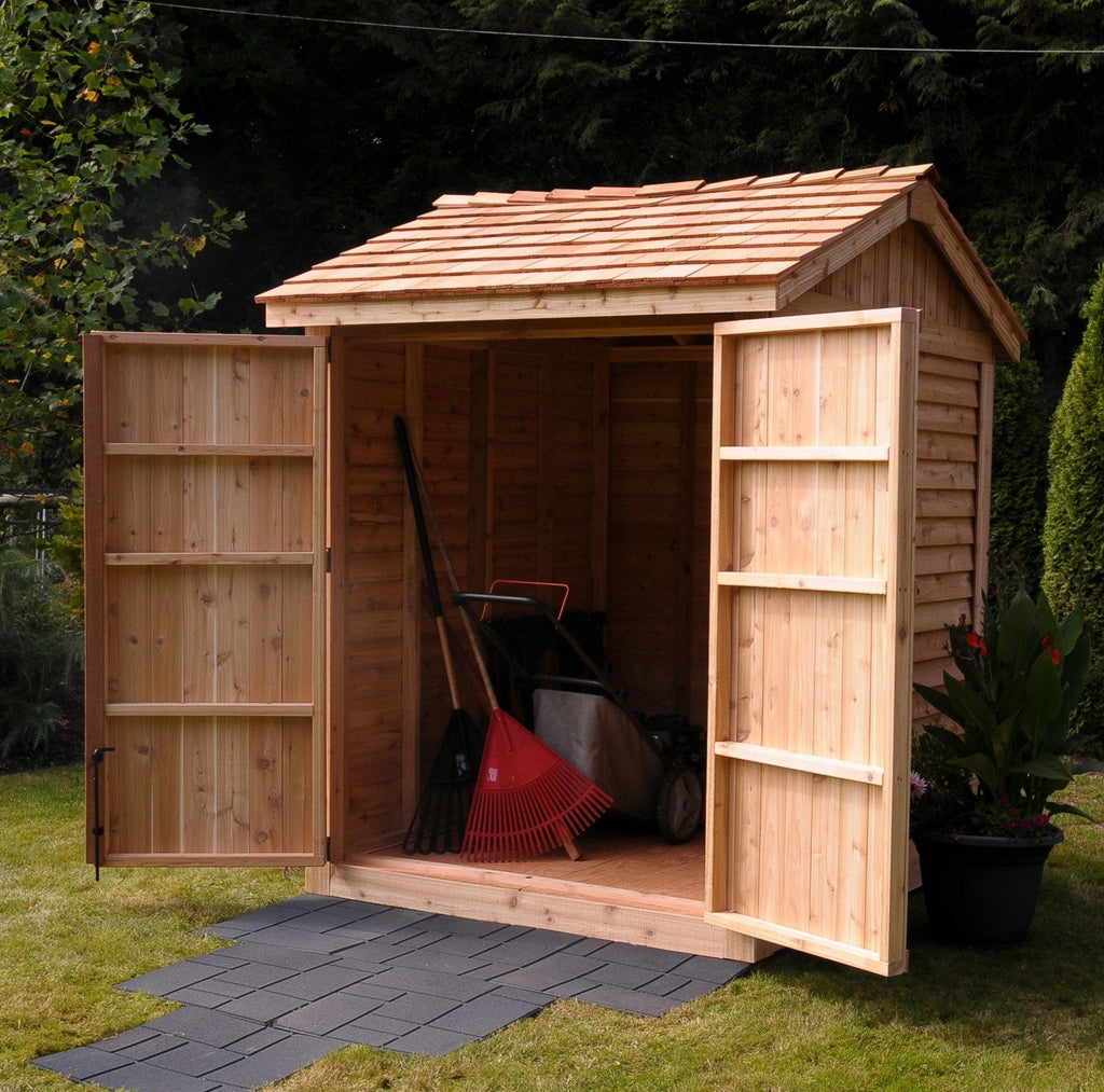 6′ x 6′ Maximizer Cedar Storage Shed