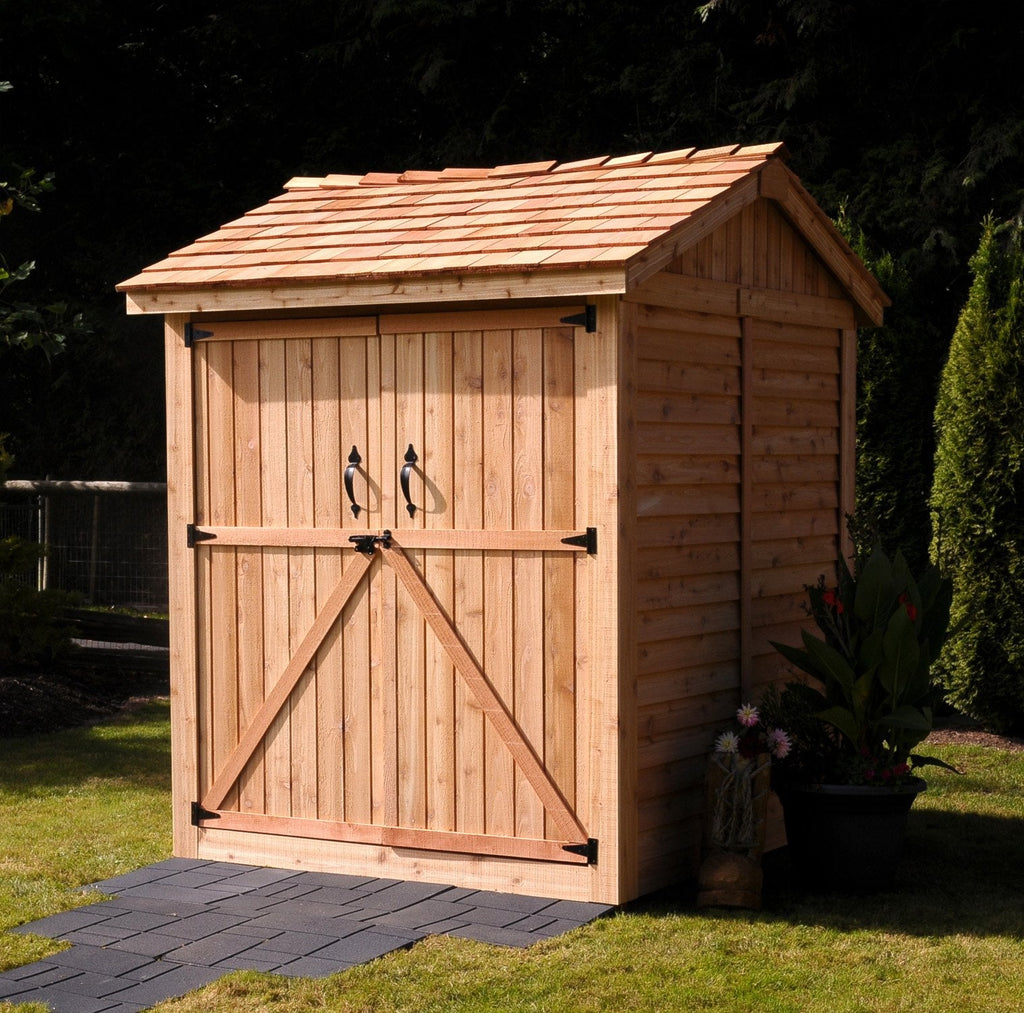 6′ x 6′ Maximizer Cedar Storage Shed