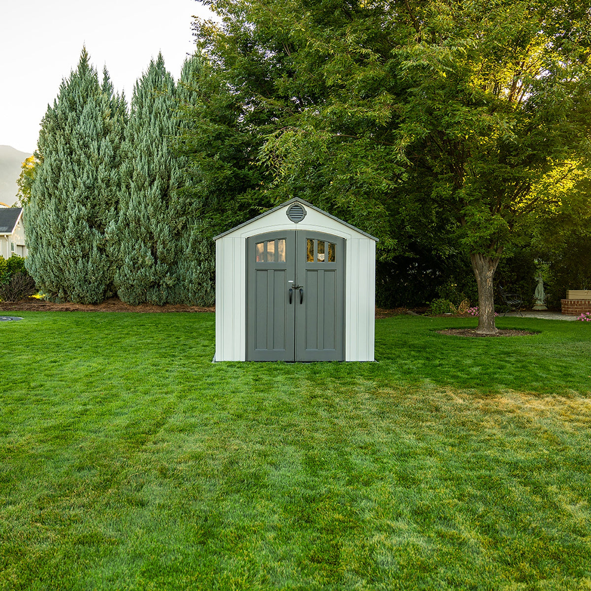 Lifetime 8 Ft. X 10 Ft. Outdoor Storage Shed – 60469